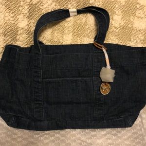 🔥New Michael Kors Denim XL Tote